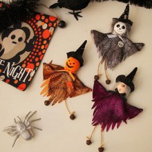 新しいハロウィーンデコレーションゴーストフェスティバルカボチャゴーストウィッチャーパーティードールペンダント