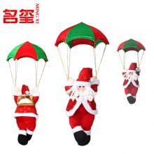 クリスマスパラシュート老人人形スカイダイビングサンタクロースクリスマスピックアップペンダント装飾