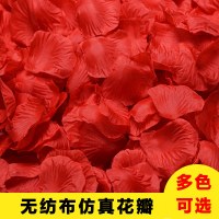 クリエイティブ不織布模擬バラの花びら 520 中国のバレンタインデーの告白誕生日プロポーズ結婚式の部屋ロマンチックな手散りばめられた花
