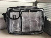 14 インチ 35*25*21 ダブルメインバッグ無塵帯電防止グリッドヨーロッパ標準環境に優しいメンズコンピュータバッグ静電気を防ぐ