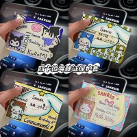 キティ クロメ ハローキティ 運転免許証保護カバー レザーケース 自動車運転免許証 運転免許証ツーインワン