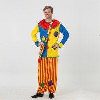 新しいコスプレハロウィーンピエロアダルトダンス服ステージパフォーマンスパフォーマンス服