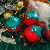 クリスマスアップルボックスプラスチッククリスマスギフトボックスクリスマスイブアップルギフトボックスギフト包装ボックス空箱
