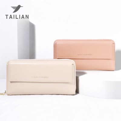 クラシックファッションニッチ韓国スタイルジッパー女性の 財布 卸売大容量多機能携帯電話バッグホルダー