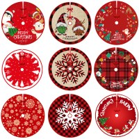 クリスマス装飾クリエイティブかわいいプリントツリースカートショッピングモールの窓クリスマスツリーツリーボトムエプロン装飾雰囲気装飾