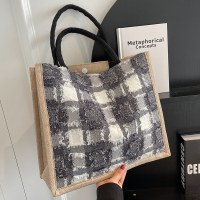 大容量のキャンバスバッグ女性のための新しいファッションカジュアルシングルショルダーママバッグ学生クラスのポータブル通勤バッグ