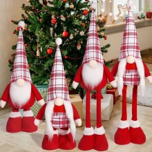 クリスマス 20 インチの顔のない人形立っている小人老人人形かわいいクリエイティブなルドルフの装飾