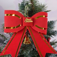 クリスマスデコレーション クリスマスパッケージツリー 蝶ネクタイ PVC 文字 赤 アクセサリー