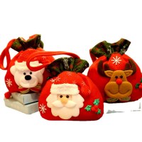 クリスマスハンドヘルドアップルバッグ、子供用キャンディバッグ、ギフトバッグ、クリスマスギフトバッグ、ハンドバッグ、クリスマスハンドバッグ