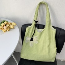 カラフルなキャンバスショルダーバッグ女性の薄い 学生 スクールバッグ新鮮な妖精スタイルの大容量バッグプリーツ生地