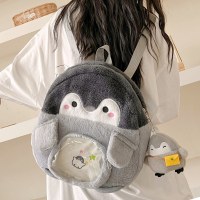 新しいスタイルのバックパック女性かわいいjkガールバックパック人形バッグ痛みバッグぬいぐるみ小さなスクールバッグ