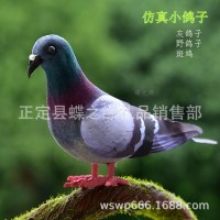 シミュレーション小さな鳩灰色の鳩野生の鳩広場鳩鳩小道具写真撮影ガーデンアクセサリー鳩鳥モデル