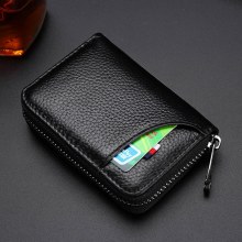 カードホルダー メンズ ウォレット 複数のカードスロット ID カードホルダー 大容量 銀行カードホルダー シンプル コンパクト レディース カードホルダー
