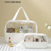 Yulang ポータブル化粧品バッグ 3 点セットポータブル大容量旅行バス収納袋防水水泳トイレタリーバッグ