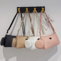 脇の下バッグ秋のレディースバッグ2点セットニッチデザインバッグ女性の新鮮で多用途なショルダーバッグ