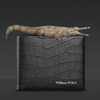 財布 メンズ クロコダイル柄 2024 新ショート本革メンズ財布ロング韓国風メンズ財布
