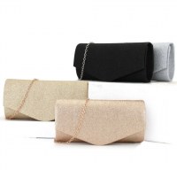 新しいイブニングバッグ、手作りのファッショナブルなフラッシュ素材の手持ち脇クロスボディバッグ、イブニングバッグ、レディースバッグ