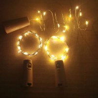 ボトルストッパーライトAmazonホットセールボタン電池LEDライトクリスマスデコレーションワインボトルストリングライト