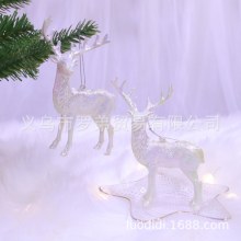 クリスマスデコレーションインスタイルのカラフルなクリスマス鹿ヘラジカトナカイミニパッケージツリーペンダント