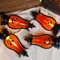 ハロウィーンリード電子小油ランプスキンカボチャランタンパーティーお祝いの装飾装置ランタン雰囲気のアーキテクチャ提案