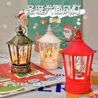 クリスマス風ランプ燭台ランプ LED 電子キャンドルランプレトロポータブルランプクリスマス装飾装飾品ペンダント