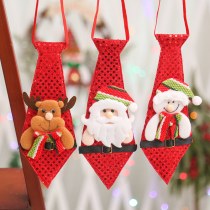 クリスマス装飾クリエイティブ漫画子供用ネクタイ学生活動パーティープロムスパンコール蝶ネクタイ