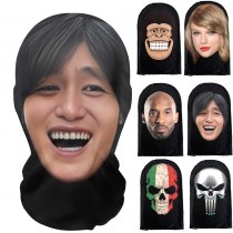 カバーのカバーの模倣ネットガーゼヘッドホールフェイスコスプレハロウィーンパーティーを変えた頭と顔