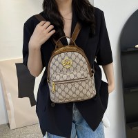 2024 新しい旅行バックパック女性のヨーロッパとアメリカのファッショナブルな多用途バックパック大容量レトロカジュアルスクールバッグ