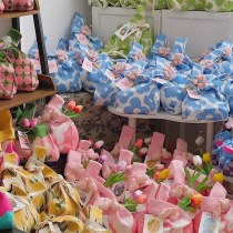 コントラストカラーのニットハンドバッグガールズニットウールバケットバッグベストバッグトレンディなハンドバッグカジュアル トートバッグ ホットスタイル