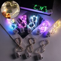 1 メートル 10 ライト暖色 LED ストリングライトストリング 3 スピードフラッシュケーキフラワーデコレーションライトバーアクセサリーギフトボックスストリングライト