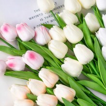 女神の日 チューリップ ケーキ デコレーション 模擬花 38 女性の日 女王の日 インターネットセレブの花束 ベーキングプラグイン