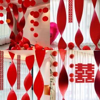 結婚式の小道具段ボール紙拡張波状紙の花のシーンのレイアウトプリーツ紙結婚式の部屋の装飾折り紙卸売