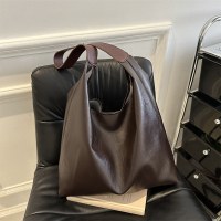 春夏レトロ大容量バッグ女性用2024新作人気人気万能ショルダーバッグファッショントートバケットバッグ