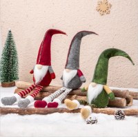 クリスマス装飾用品、顔のない人形、ヨーロッパとアメリカスタイルの高齢者のペンダント、窓の装飾バッチ