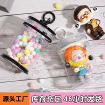 PVC 透明ベビーバッグブラインドボックスディスプレイ収納袋屋外装飾吊り下げバッグ手で運ぶことができますバブルマートベビーバッグ
