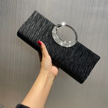 手持ちの小さな正方形バッグ、プリーツディナー気質クラッチバッグ、女性宴会バッグ、セレブチャイナドレスバッグ、KTVプリンセスバッグ