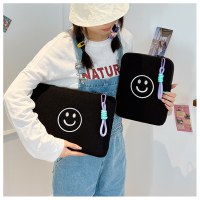 かわいい笑顔のタブレットバッグ ipad 収納バッグ Apple pro 11 インチポータブルインナーバッグに適しています