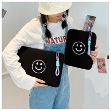 かわいい笑顔のタブレットバッグ ipad 収納バッグ Apple pro 11 インチポータブルインナーバッグに適しています