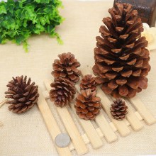 1-15 センチメートル松ぼっくりクリスマス装飾ペンダントクリエイティブ装飾品撮影小道具ドライフラワー松ぼっくり手作り DIY 材料