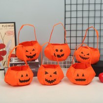 ハロウィン装飾小道具ポータブルカボチャバッグキャンディーバッグ不織布立体ギフトバッグハロウィンパーティーキャンディーを求める