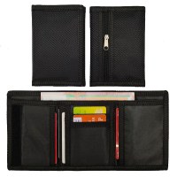 ヨーロッパとアメリカのメンズ折りたたみ財布、ストレージバンクジッパーバッグ、ロング三つ折りギフトジッパーバッグ
