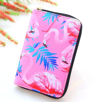 ショート ジッパー漫画 かわいい 女子学生財布