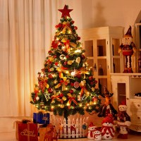 クリスマスツリーシミュレーション クリスマス製品の装飾品 クリスマスツリー クリスマスツリー PVC プラスチック グリーン LED 人工