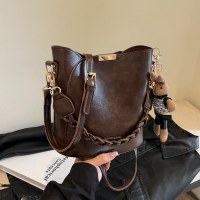 ポータブル野菜バスケットバッグ女性の秋と冬 2024 新しいトレンディなファッションバケットバッグ多用途クロスボディバッグ