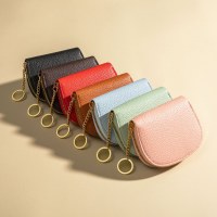 ファッショナブルな小さなフレッシュシェル半円アコーディオンカードバッグ、複数のカードスロットと大容量のカードホルダーを備えた女性用クレジットカード収納バッグ