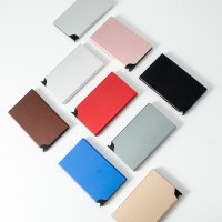 アルミカードボックス、銀行カード、クレジットカードボックス、名刺ボックス、金属カードボックス