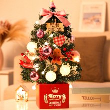 クリスマスツリーホームパッケージ暗号化 diy 発光大型装飾品 2024 新しいハイエンドセンス ins クリスマス装飾