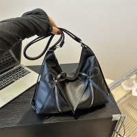 弓ファッション優しいショルダーバッグ女性のニッチ韓国スタイルの女性の脇の下バッグ 2024 春と夏の新しいトートバッグ