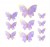紫色系蝴蝶无纹路10只