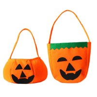 ハロウィンかぼちゃバッグポータブル立体不織布バッグキャンディーバッグハロウィン商品メイク衣装小道具
